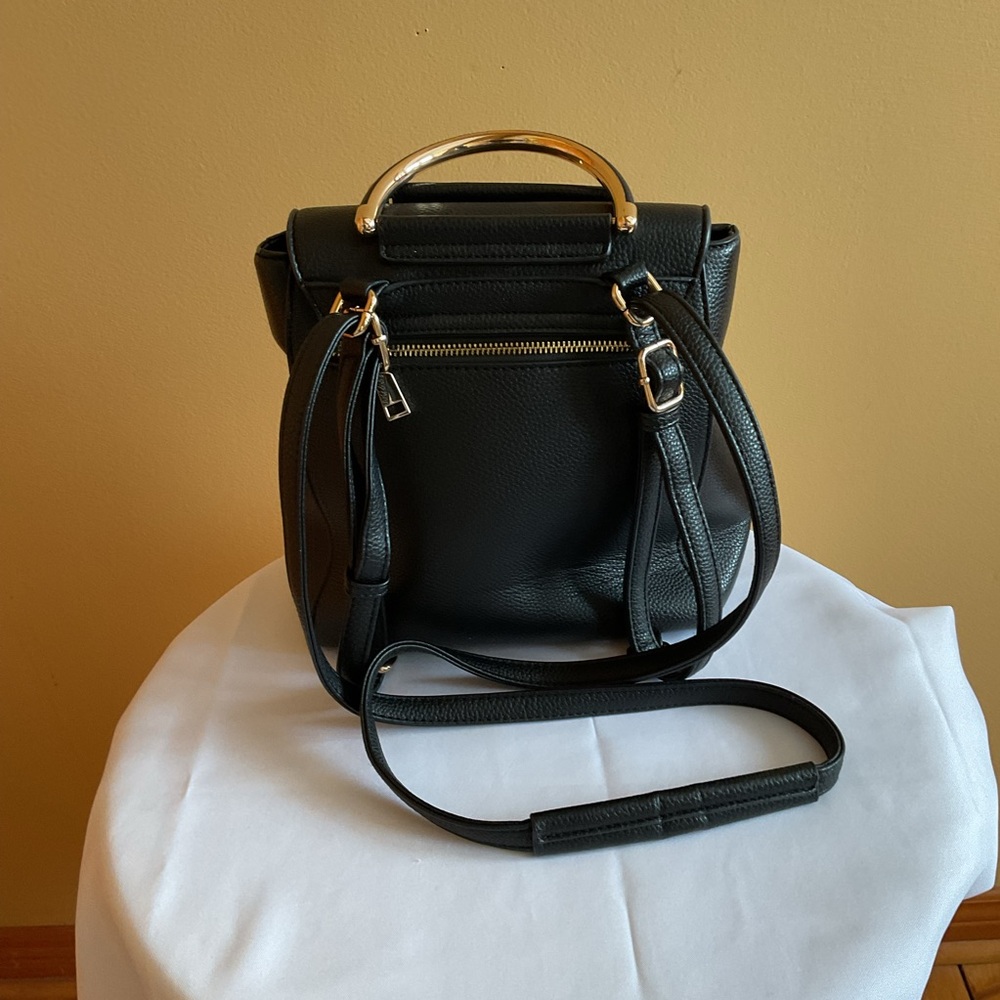 Miztique Convertible Backpack Crossbody With Gold Accents - Picture 3 of 11